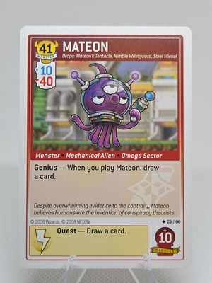 Maplestory iTCG Set 4 NPC Heroes - MATEON #25/60
