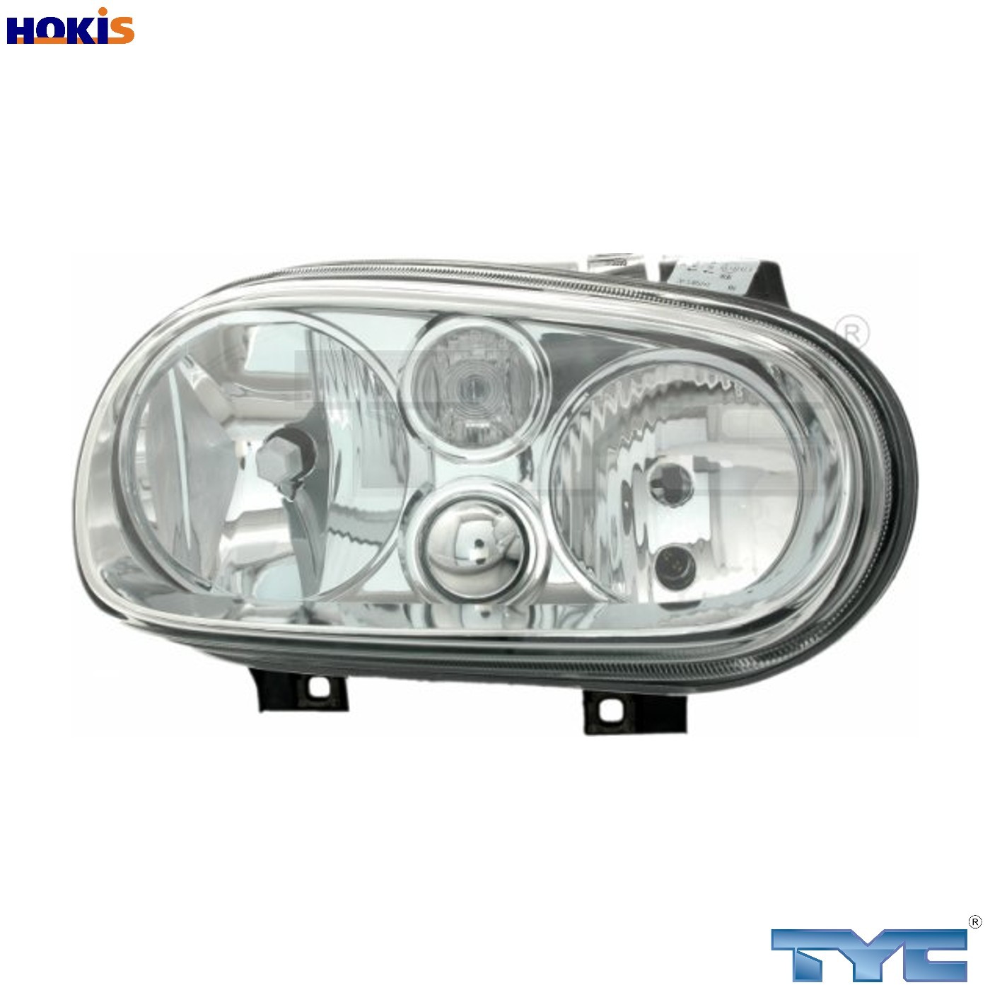 Fits TYC O�WIETLENIE 20-5385-18-2 WV GLF IV 1997-2006 HEAD LAMP RH ELEC W/O MTR - Image 3