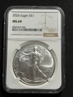 2026 $1 American Silver Eagle NGC MS69 Brown Label!!!!!!