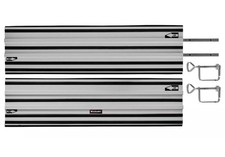 Einhell 4502118 Aluminium Saw Guide Rails 2 x 1.0m 1000mm + Bar + Clamps VAT Inc
