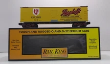 MTH 30-7824 O Berghoff Beer Reefer #120814 EX/Box