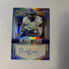 2015 Panini Prizm Collegiate Draft Picks - Dezmin Lewis #177 Silver Prizm Auto 