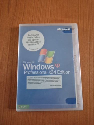 Windows Xp English Microsoft Windows XP Professional x64 Edition, English MUI CD | eBay
