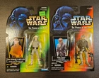 Star Wars Power of the Force Hoth Luke Skywalker and Hoth Han Solo Action Figure