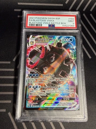 Blastoise VMAX SWSH103 SWSH: Sword & Shield Promo Cards Holo NM PSA 9 144221369