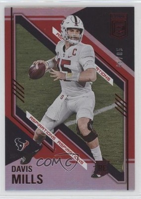 2021 Panini Donruss Elite Rookies Aspirations 46/85 Davis Mills Rookie RC 8d4