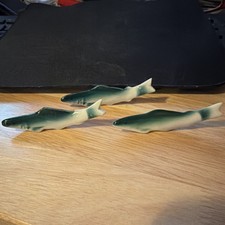 Set of 3 Ceramic Helen's Asian Kitchen Classic Curacao Fish Chopstick Rests