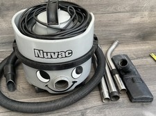 Numatic NUVAC VNP180-11 Corded Cylinder Vacuum Cleaner Grey Tested & Working