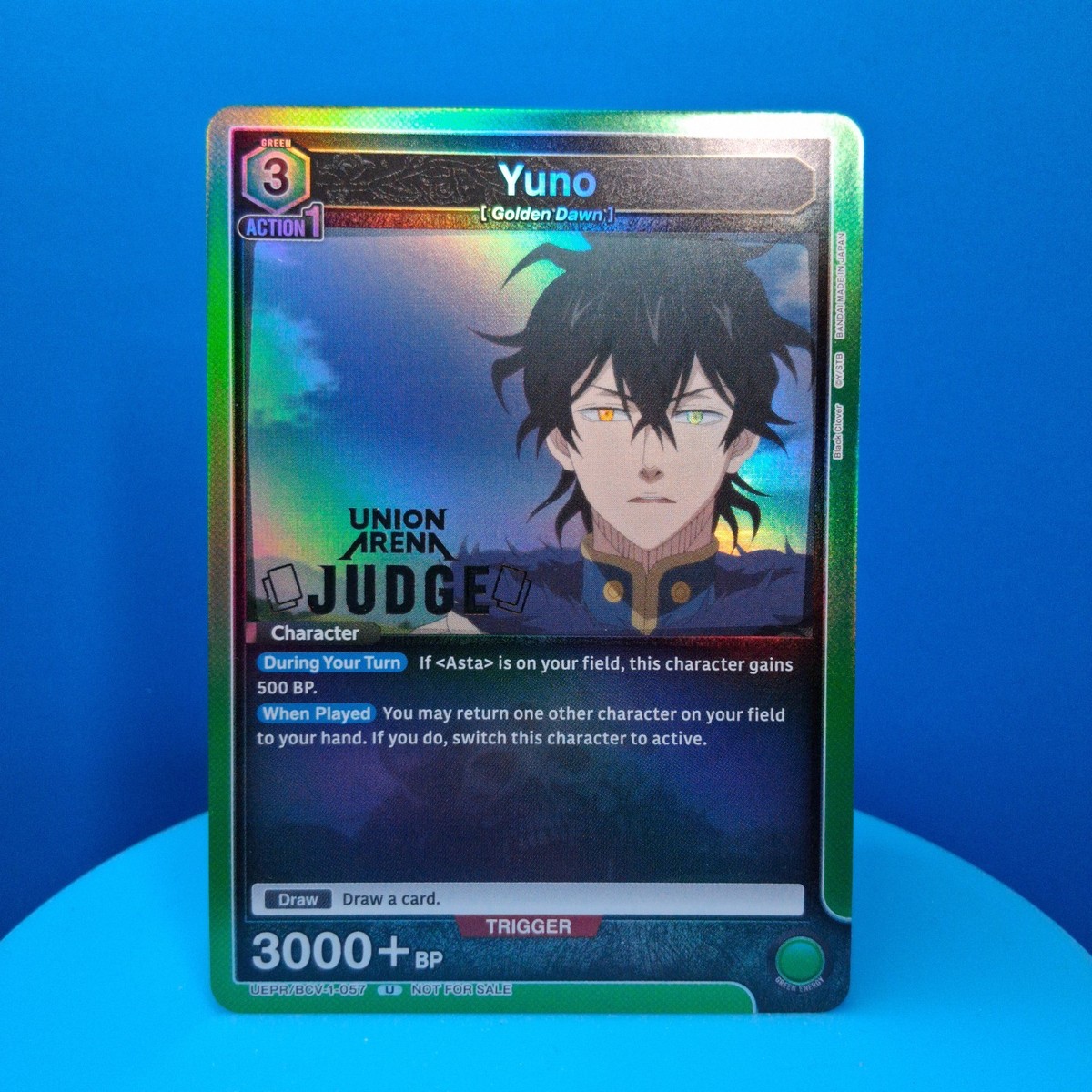 ヨンウン トレカ uni-kon ユニコン unikon Yuno (Judge Pack) - Union Arena Promotion Card Black Clover | eBay