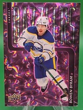 2025-26 Upper Deck Series 1 Dazzlers Pink Bowen Byram Buffalo Sabres #DZ-35