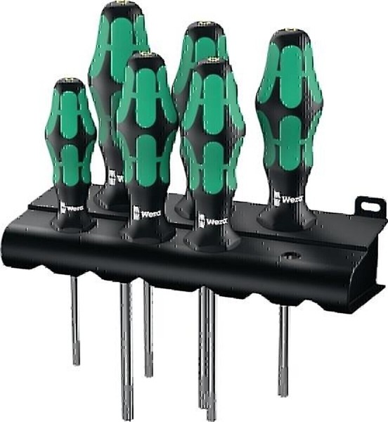 Wera Schraubendrehersatz 367/6 Torx Hf 6-Tlg.Torx® 2K-Griff Rundkl. Wera Werk-image