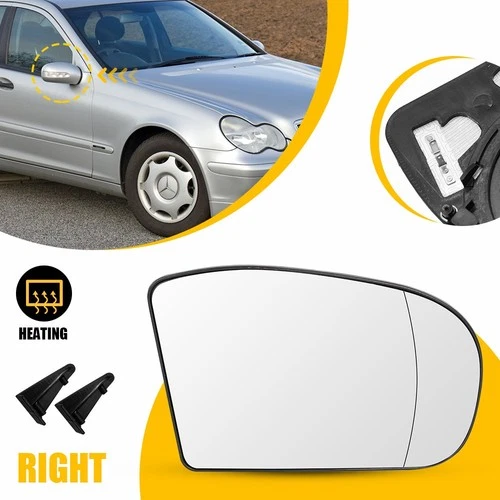 2038101021 ,Heated Mirror Glass For Mercedes Benz C-Class W203, E-Class W211 RH