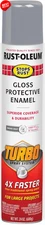 Stops Rust Turbo Spray Paint 24Oz Gloss Smoke Gray US