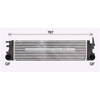 AVA Quality Cooling LadeluftküHler LuftgeküHlt Aluminium FüR Mercedes-Benz