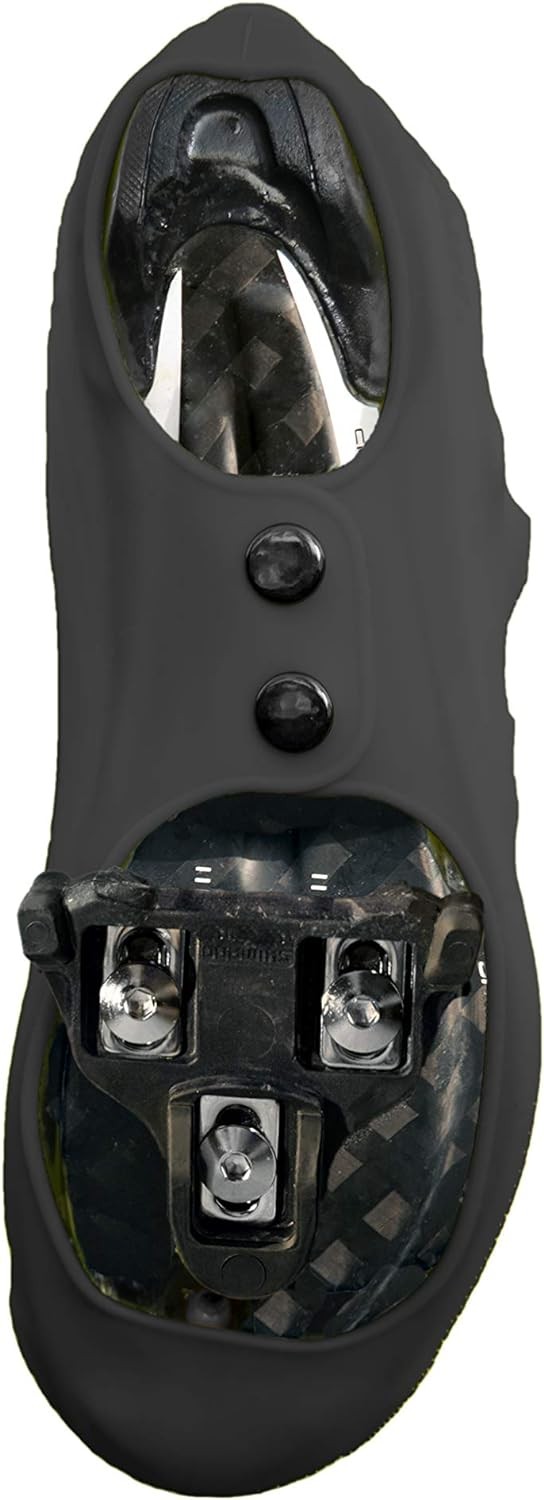 veloToze Unisex Adult Silicone Shoe Cover L Black