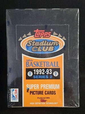 1) 1992-93 Topps Stadium Club Basketball Series 2 Factory Sealed