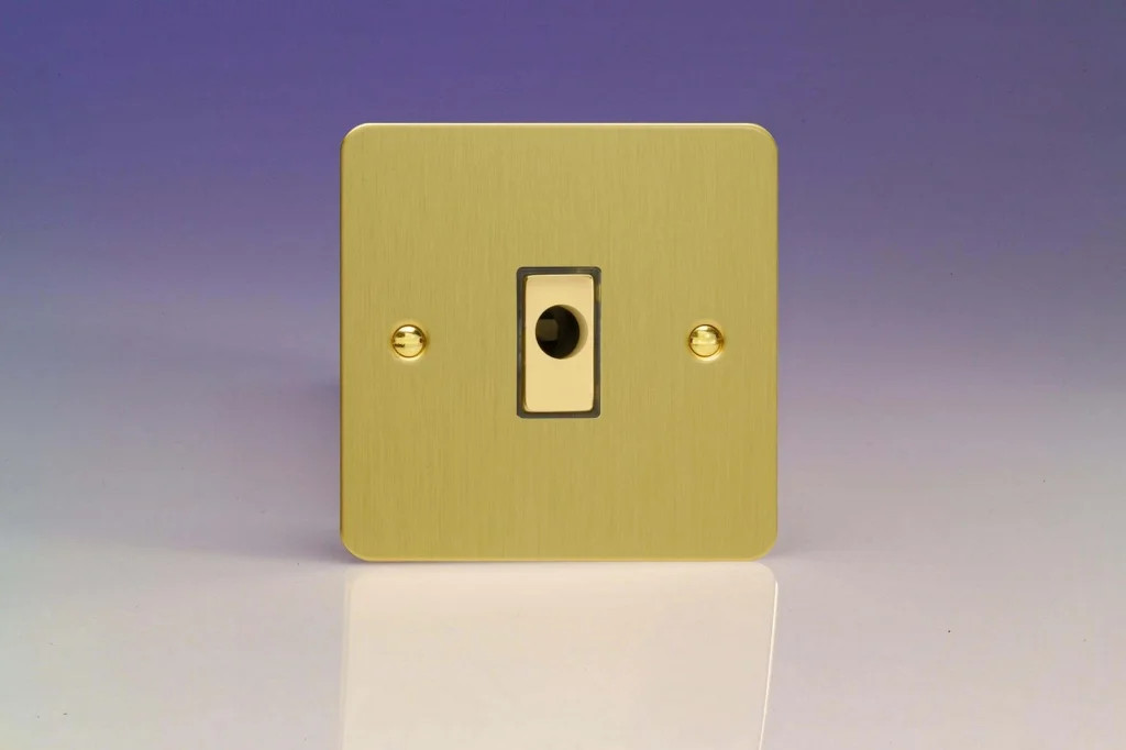 Flex Outlet Brass Ultraflat Brushed Varilight XFBFOD