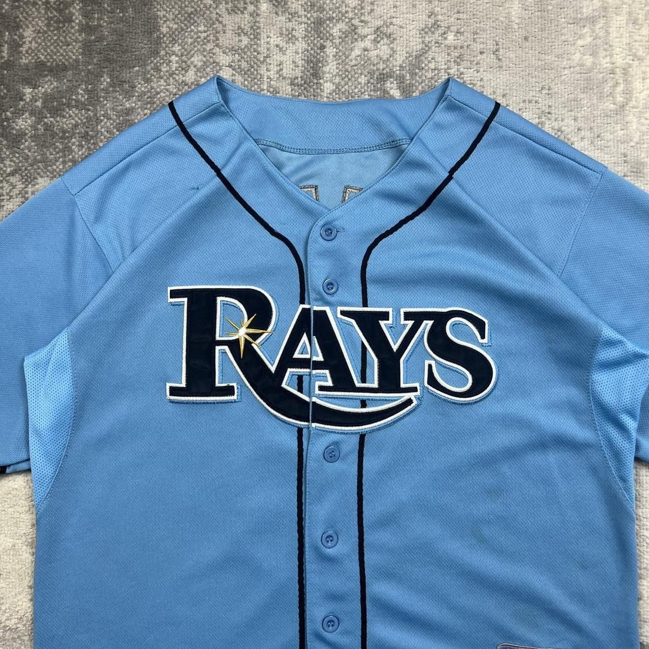 Majestic Athletic MLB Tampa Bay Rays Baseball Jersey XL Men's image 3