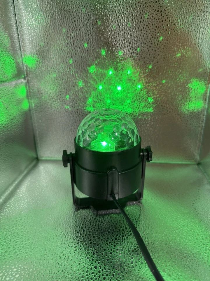 Strobe LED DJ Ball Sound Activated Bulb Dance Lamp Decoration - Image 2 of 4