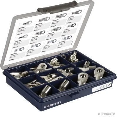 HERTH+BUSS ELPARTS HERTH+BUSS 62-tlg. SORTIMENT LOCHKABELSCHUHE LOCH-ÖSEN KABELSCHUHE 6mm²-50mm²