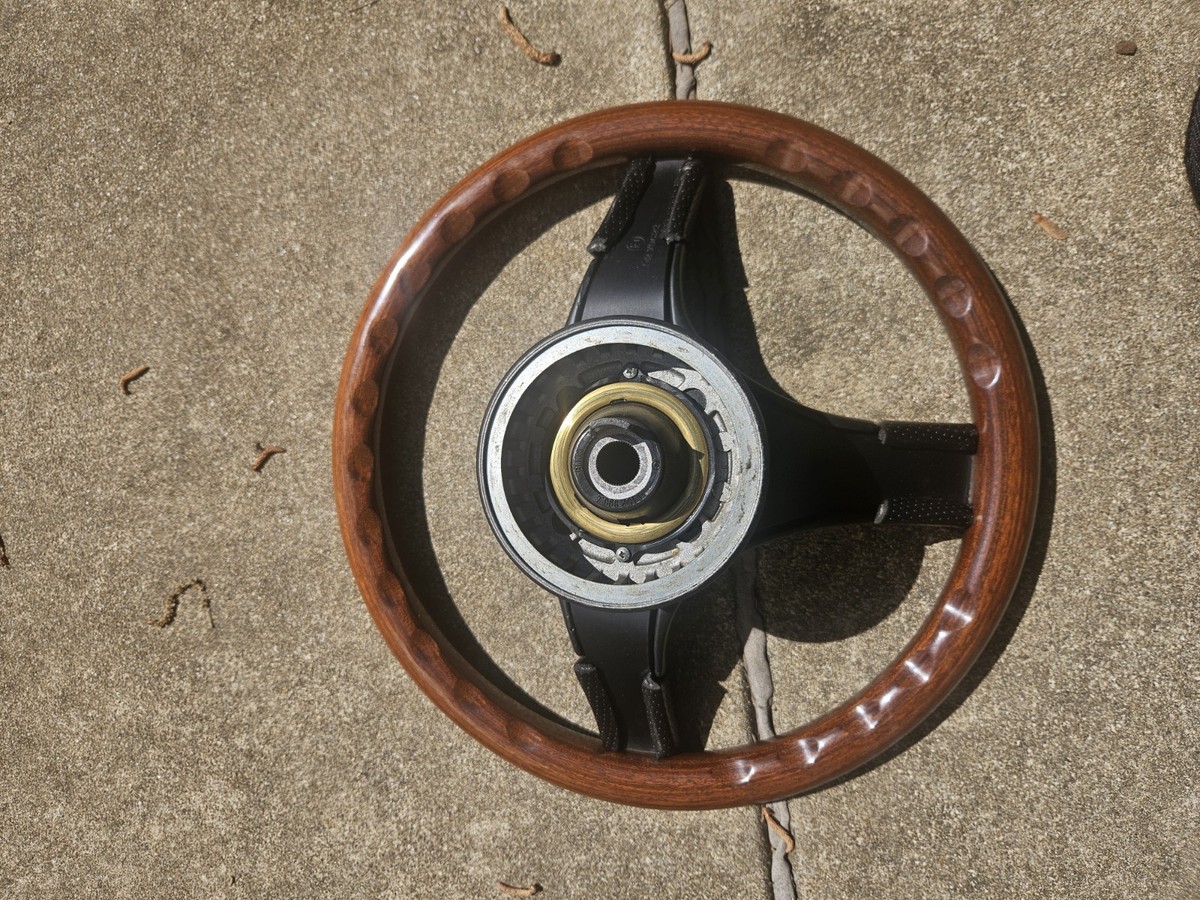 BMW E36 Nardi Italy Made Wooden Sport Steering Wheel KBA70175 Boss