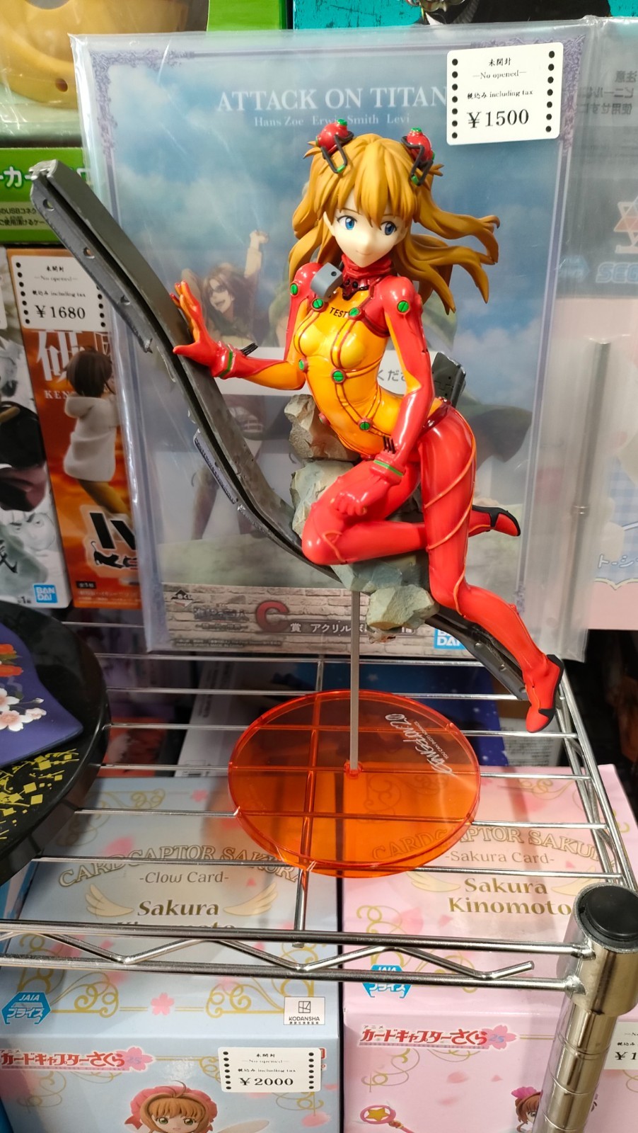 Traje de enchufe tipo prueba Shikinami Asuka Langley versión Figura escala 1/8 Alter Japan