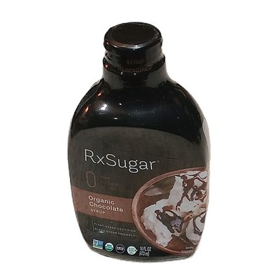 RxSugar Organic Chocolate Pancake Dessert Syrup Diabetic Friendly Zero Sugar 