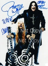 OZZY OSBOURNE & ZAKK WYLDE SIGNED PHOTO 8X10 RP AUTOGRAPHED PICTURE 2007