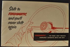 1953 Ford Fordomatic Brochure Crestline Mainline Customline Excellent Original 1953 Ford Fordomatic Brochure Crestline Mainline Customline Excellent Original