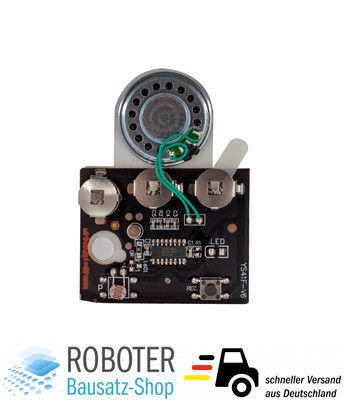 Sound Modul für Geburtstagskarten mit Lichtsensor Grußkarten Audio Aufnahme
