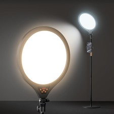 Ring Light with Stand and Phone Holder, 14" Professional Full-Screen Large Ri...