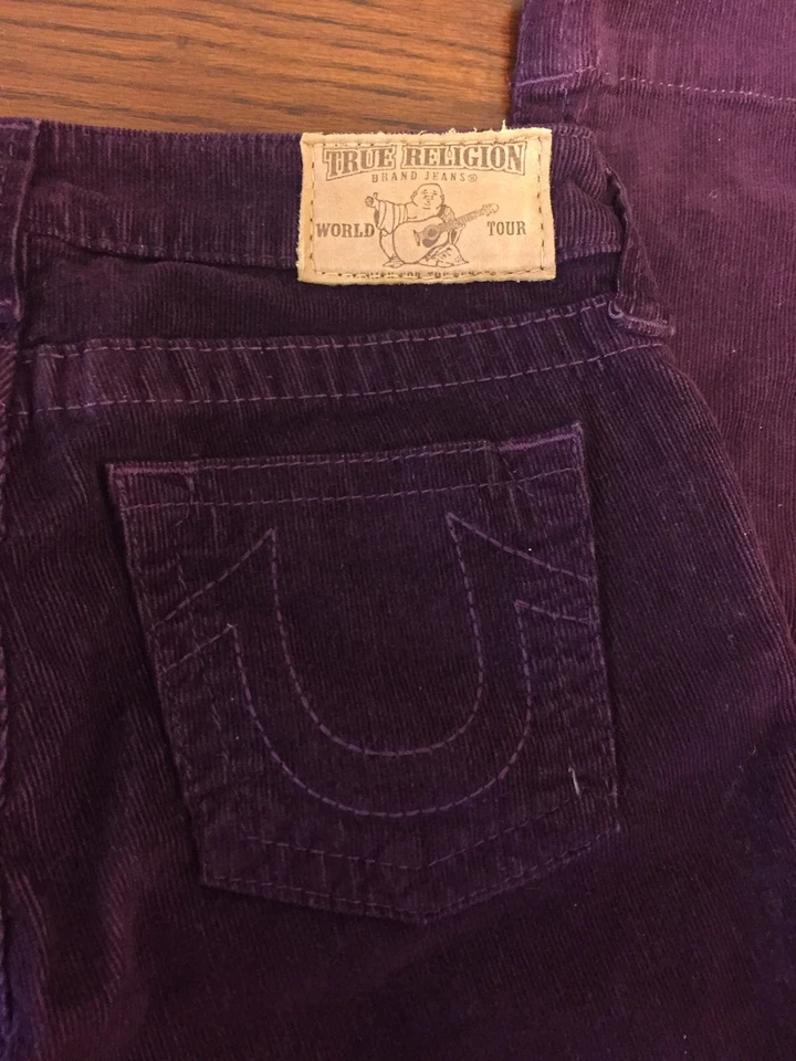 Pantalones de pana True Religion para niñas talla 12 nuevos con etiquetas Foto 2 de 4
