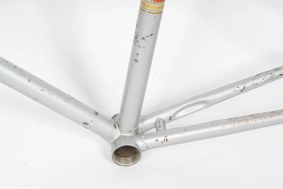 Cuadro de bicicleta de carretera Peugeot vintage tubos Reynolds punteras simples Foto 4 de 4