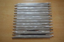 Grayscale Aluminium Mosaic Tile 300x300x8mm-Splashback, feature & interior walls