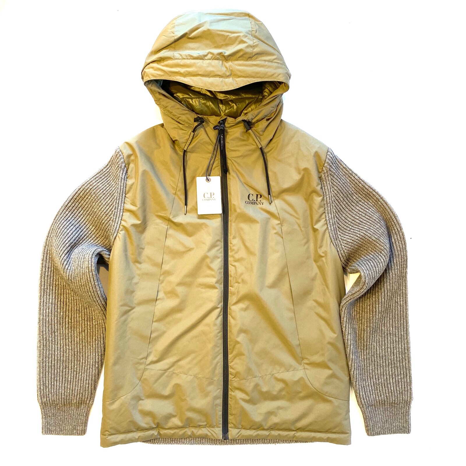 Soft Shell Down Knit Jacket Green 