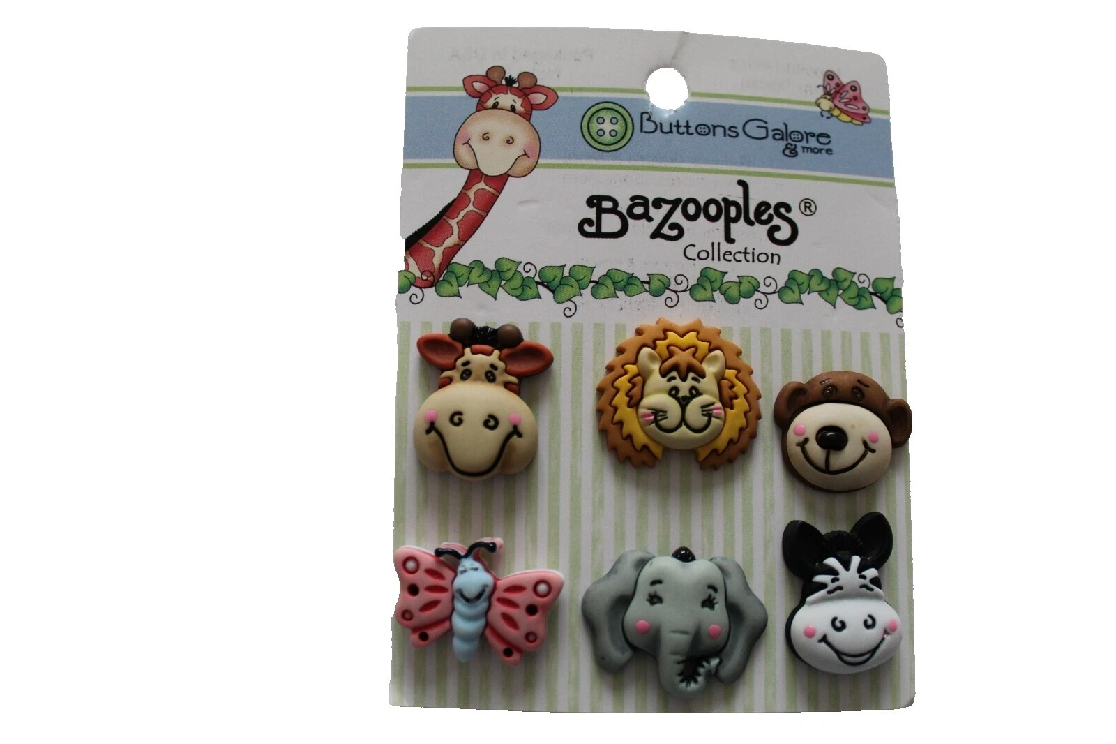 Novelty Not Handmade Scrapbooking Buttons