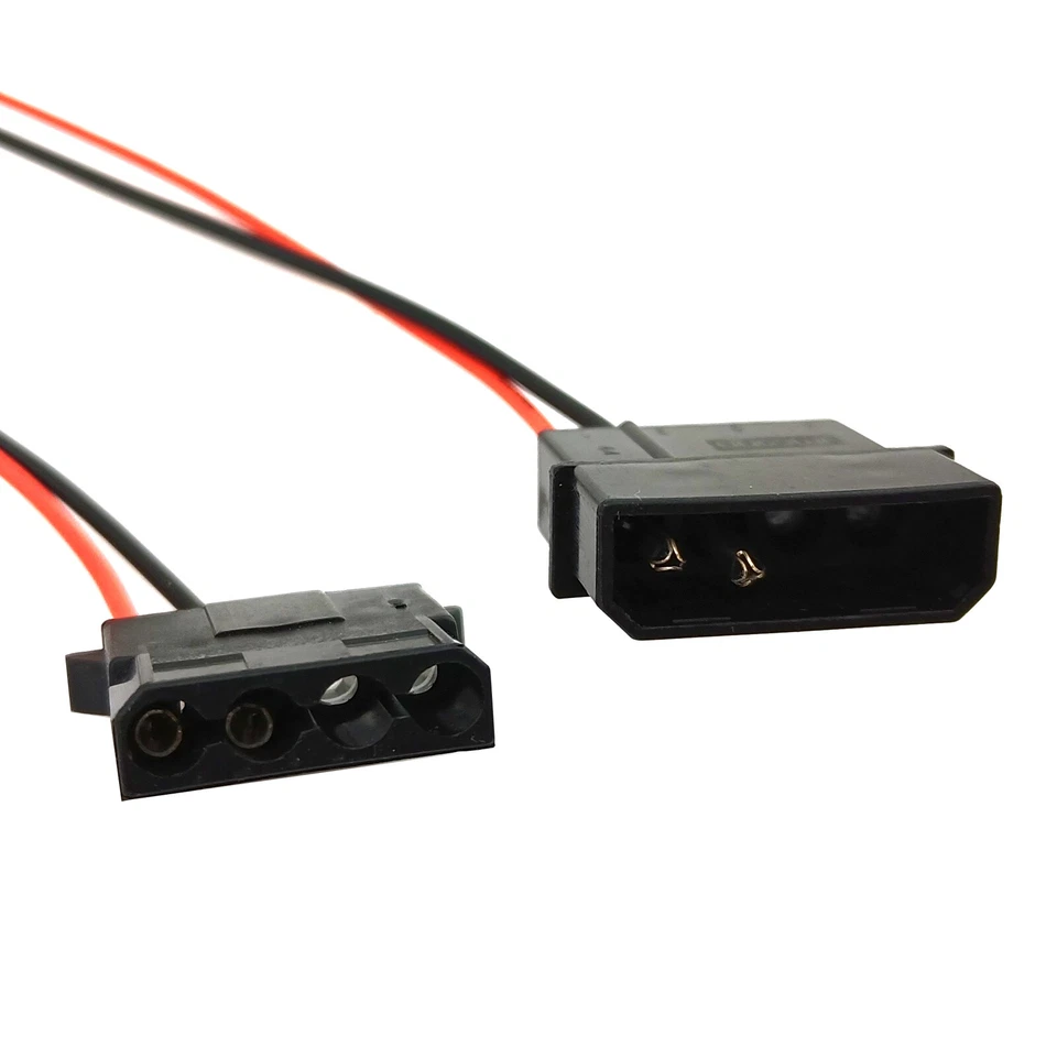 4pin PC Case GPU Fan Variable Speed Controller IDE DC Power In Out 12V 5A 60W - Image 2 of 4