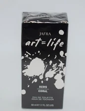 Womens Jafra Art=Life Hers Coral Eau De Toilette 1.7 Fl Oz ~ New & Sealed #29