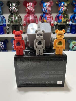X-Large 400% Bearbrick Grey Rare Be@rbrick 2008 Flocky XL | eBay
