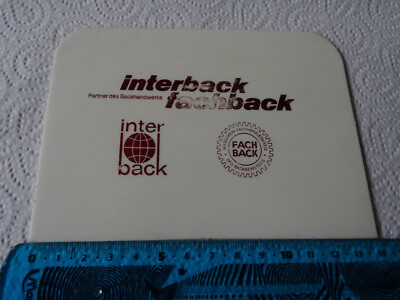 Teigschaber,Teigspachtel,vintage,interback fachback,Paul Schlatter GmbH,Werbung!