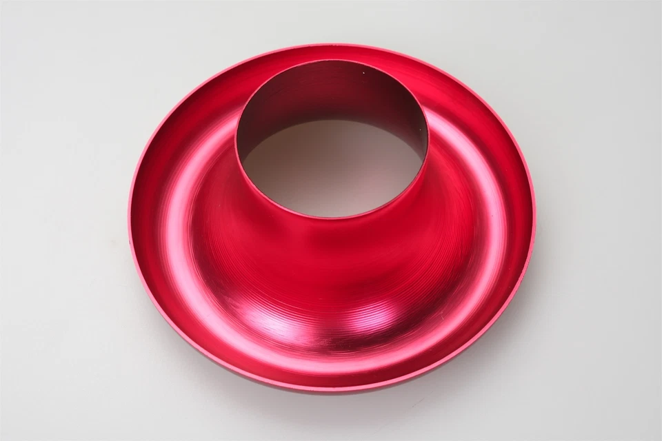 89 mm 3,5" aleación de aluminio azul entrada de aire Ram tubo embudo conducto rojo Foto 3 de 4