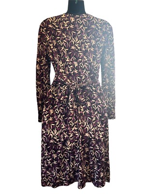 dvf purple dress DIANE VON FURSTENBERG Laetitia DVF Purple Tunic SILK Dress Size 10