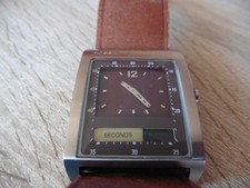 FOSSIL  JR 9527 Authentic Vintage QUARZ Analog Armbanduhr mit Digitaler Sekunde