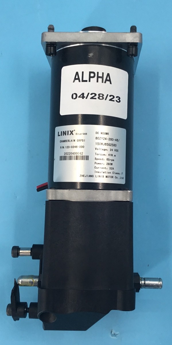 LINIX DC Reduction Motor 80ZY24-280-46/150WJ65G2680-VDC24V 280W