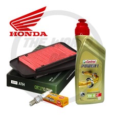 Kit/tagliando Honda CBR/125/R/RW Castrol Power 1 10W40 olio filtro aria candela 