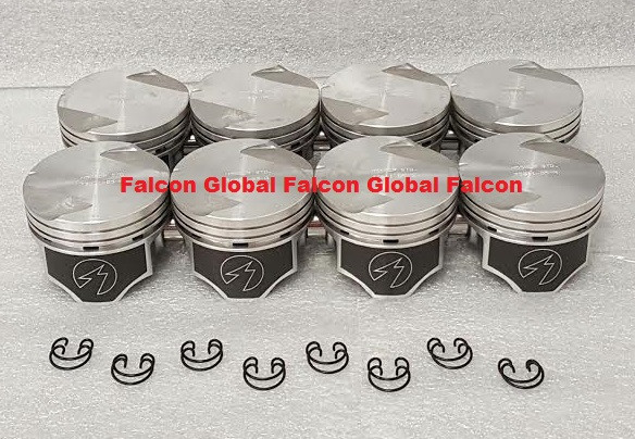 Ford 460 Speed Pro Hypereutectic Coated Skirt Flat Top Pistons