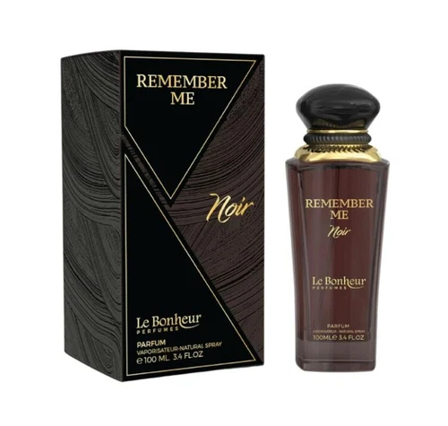 Remember Me Noir Eau de Parfum by Le Bonheur Perfumes 100ml 3.4FL.OZ