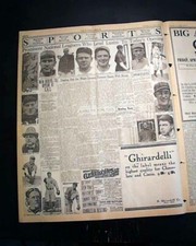 1914 BASEBALL PLAYERS Christy Mathewson - Rabbit Maranville & More PICTORIAL