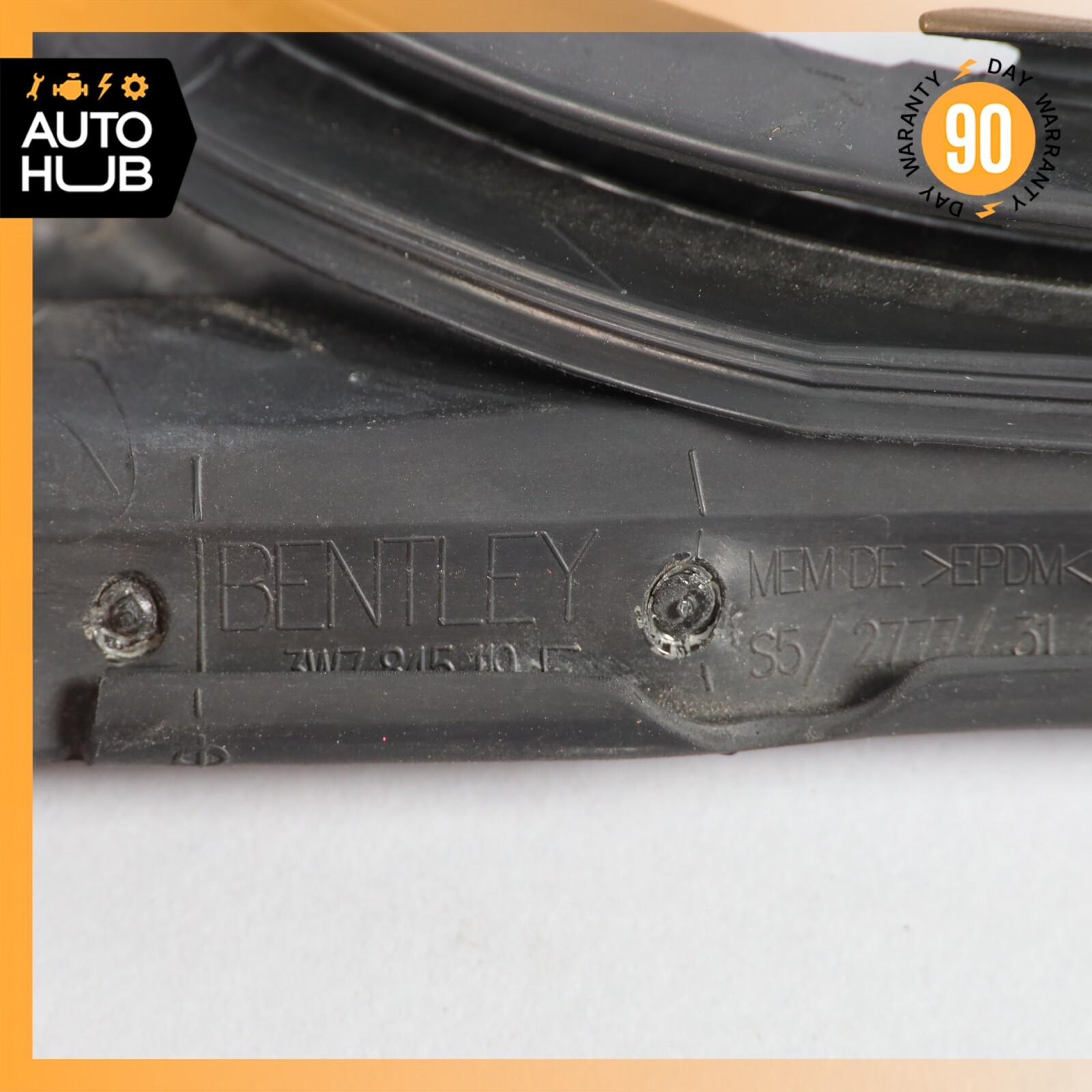 07-12 Bentley Continental GTC Left & Right A Pillar Weather Strip Gasket OEM 59k