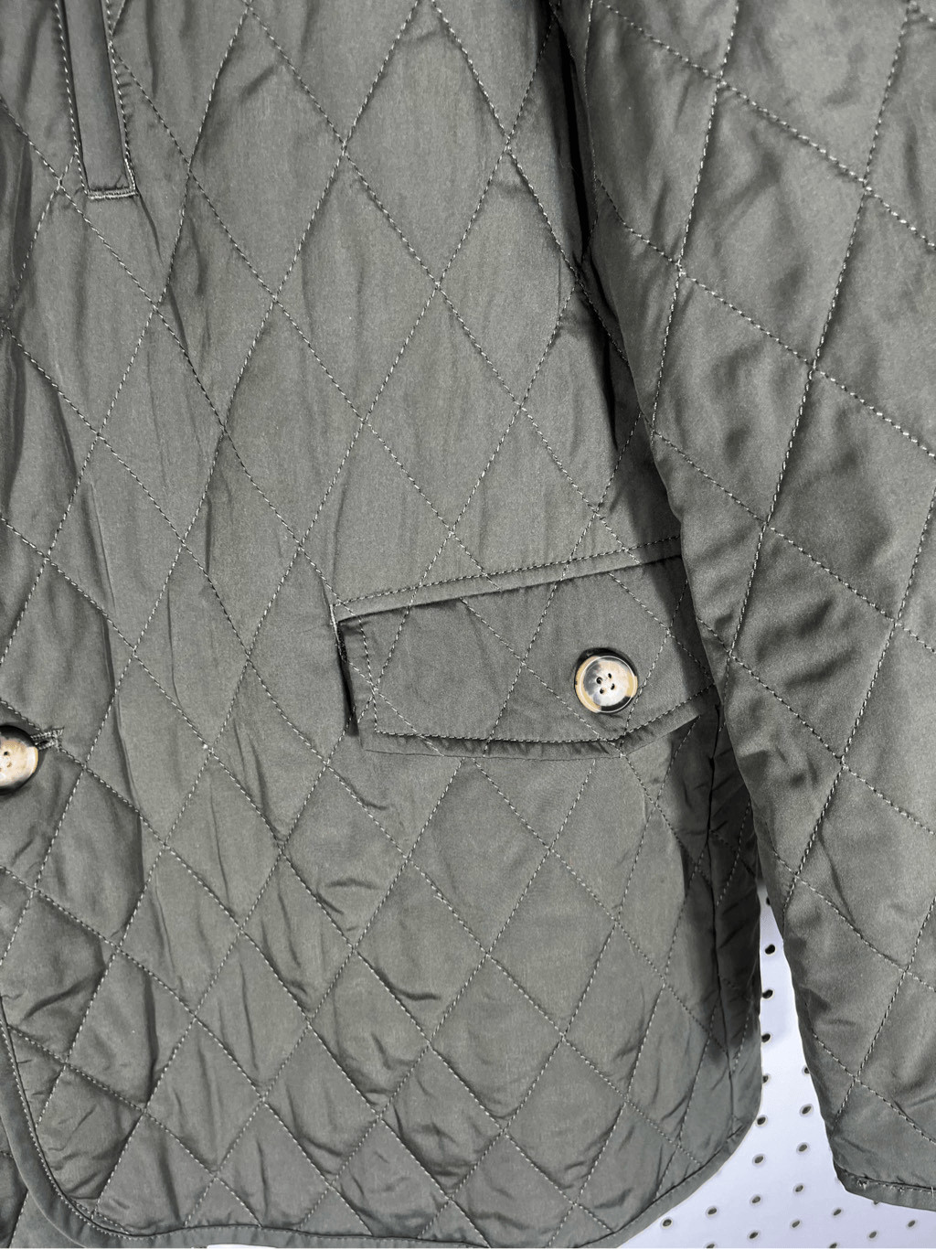 J.McLaughlin quilted button down bomber jacket si… - image 4